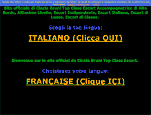 Tablet Screenshot of cinziabruni.com